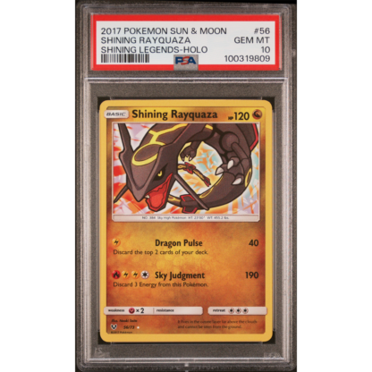 Shining Rayquaza - Shining Legends - PSA 10