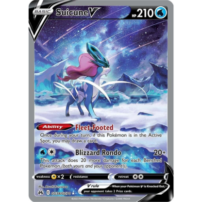 Suicune V - Crown Zenith - NM