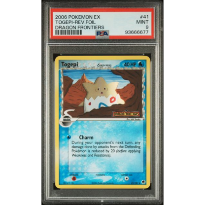 Togepi Reverse - Dragon Frontiers - PSA 9