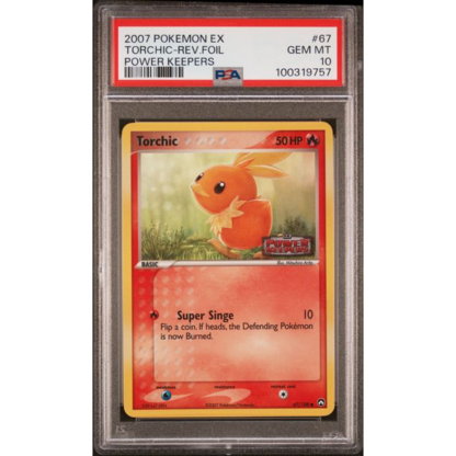 Torchic Reverse - Power Keepers - PSA 10