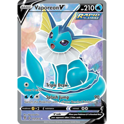 Vaporeon V - Evolving Skies - NM