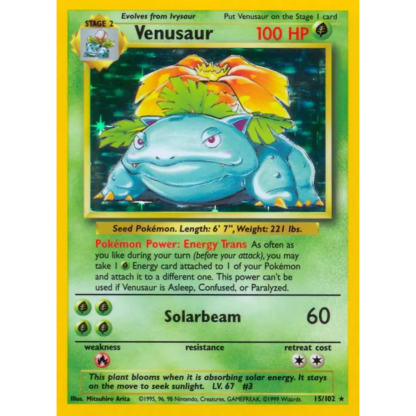 Venusaur - Base Set NL - PL