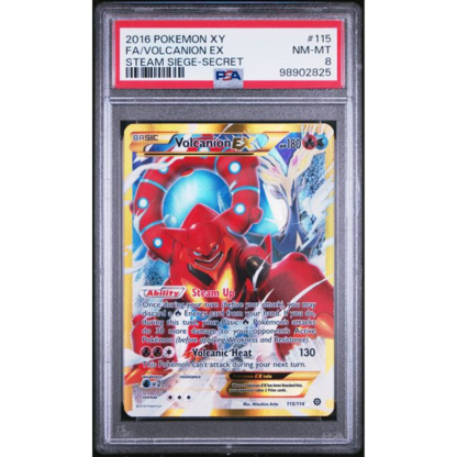 Volcanion EX - Steam Siege - PSA 8