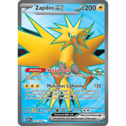 Zapdos ex - 151 - NM