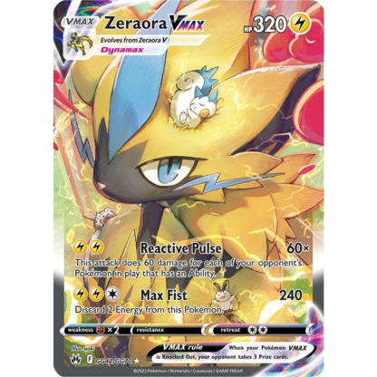 Zeraora Vmax - Crown Zenith - NM