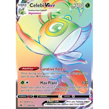 Celebi VMAX Rainbow - Chilling Reign - NM