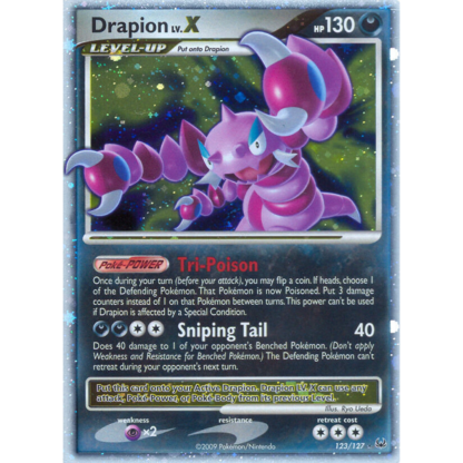 Drapion LV. X - Platinum - NM