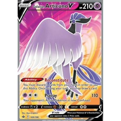 Galarian Articuno V - Chilling Reign - NM