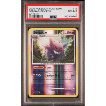 Gengar - Reverse Foil Arceus - PSA 8