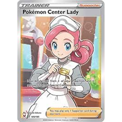 Pokemon Center Lady - Vivid Voltage - NM