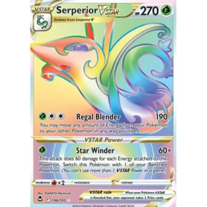 Serperior VSTAR Rainbow - Silver Tempest - NM