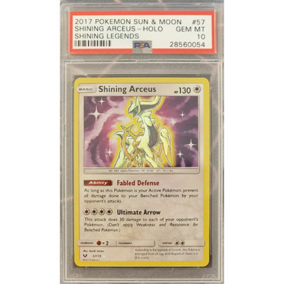 Shining Arceus - Shining Legends - PSA 10