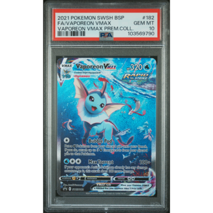 Vaporeon Vmax - Premium Collection Promo - PSA 10