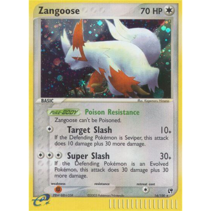 Zangoose - Sandstorm - NM