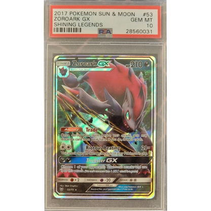 Zoroark GX - Shining Legends - PSA 10